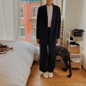 Ganni Pinstripe Suit